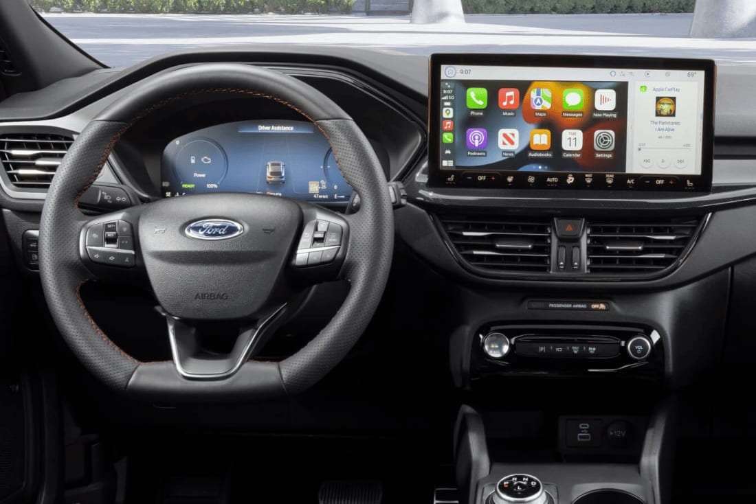 interior view of a Ford Escape in Sulphur Springs, TX