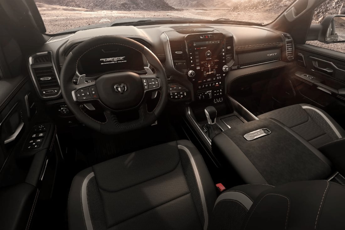 Ram 1500 TRX Mt. Pleasant, TX - interior cab view of Ram 1500 TRX