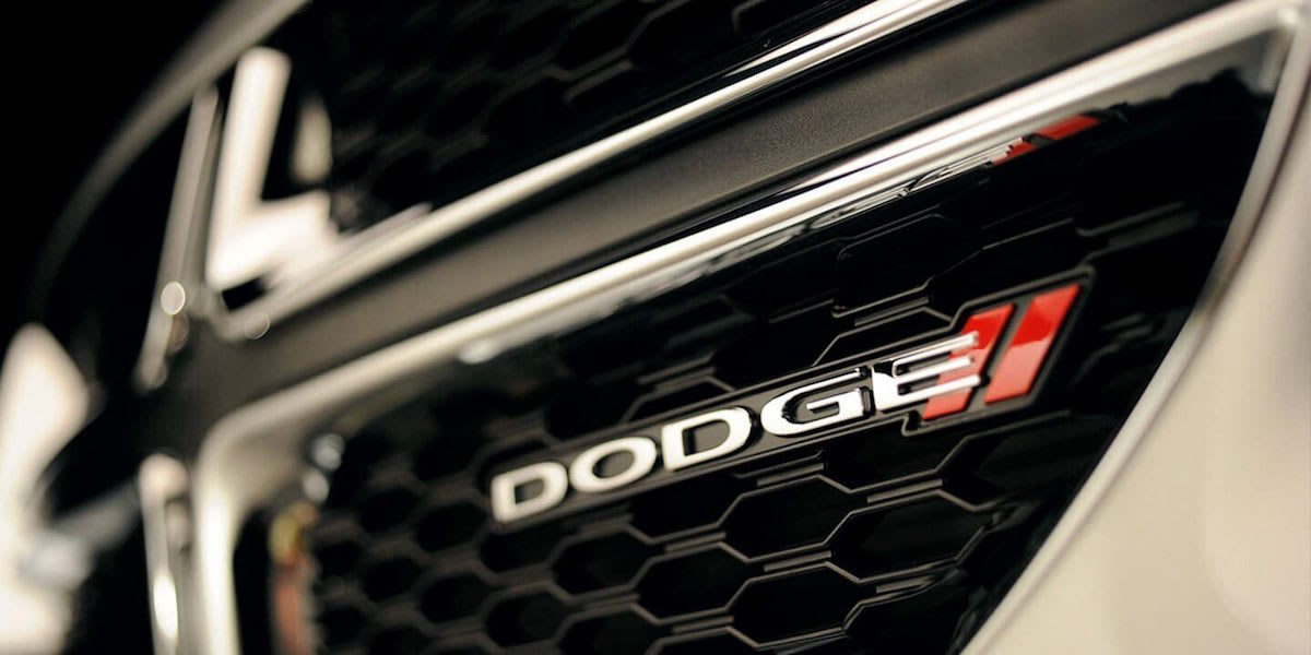 Carthage, TX, Dodge Dealer - Dodge badge on a front grille