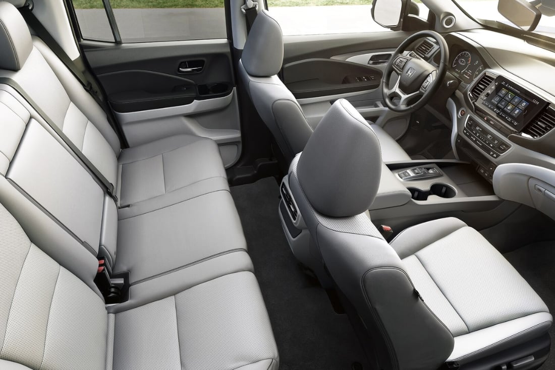 2025 Honda Ridgeline Interior Rear Seats