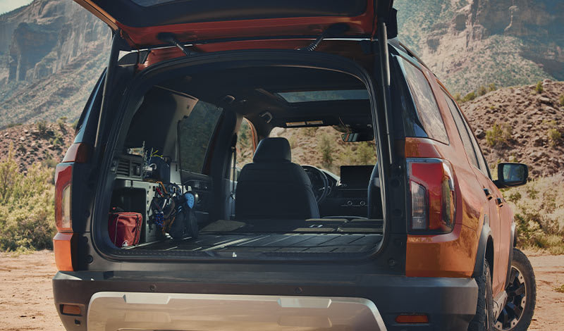 2026 Honda Passport with trunk open