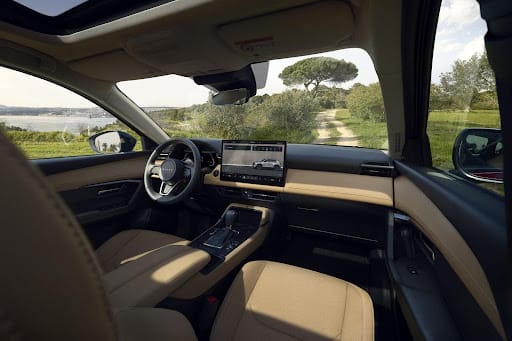 2026 Mazda CX-5 interior showing new touchscreen infotainment system