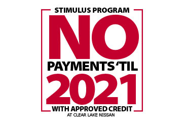 Stimulus Program - No Payment 'Til 2021