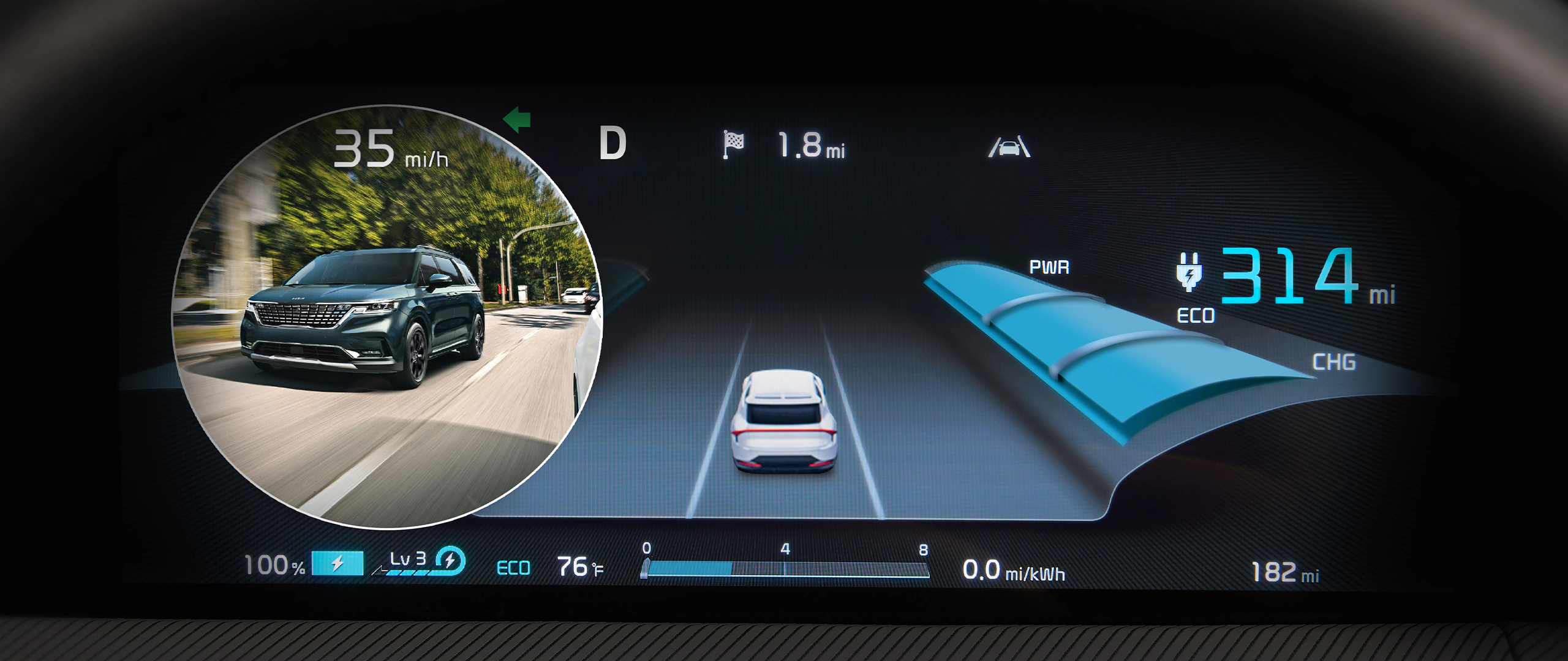 Blind spot view monitor