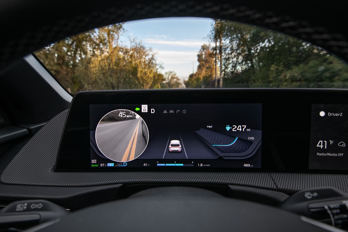 Driverside Dashboard display