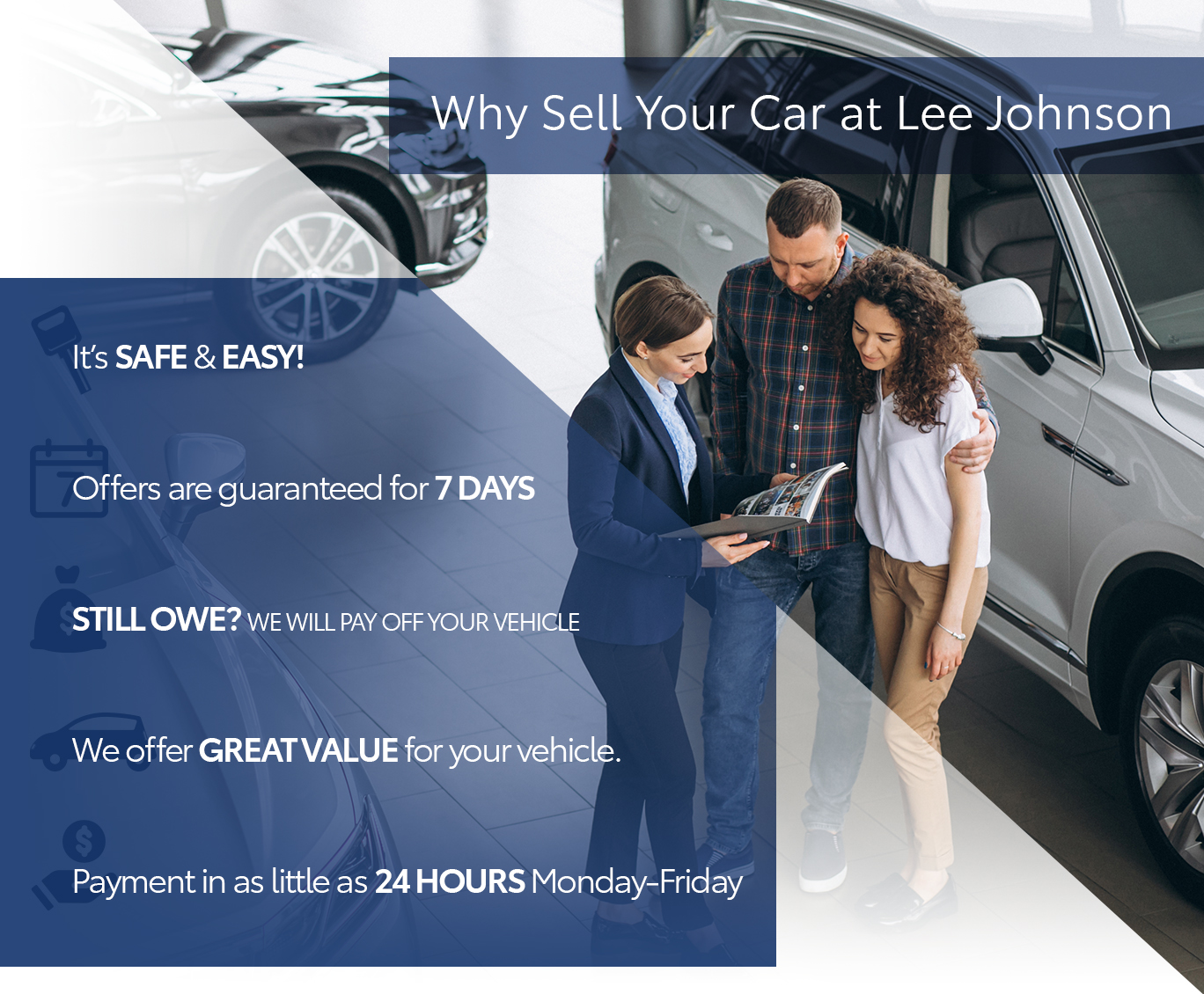 Why Sell Your Car at Lee Johnson Lee Johnson Buys Cars