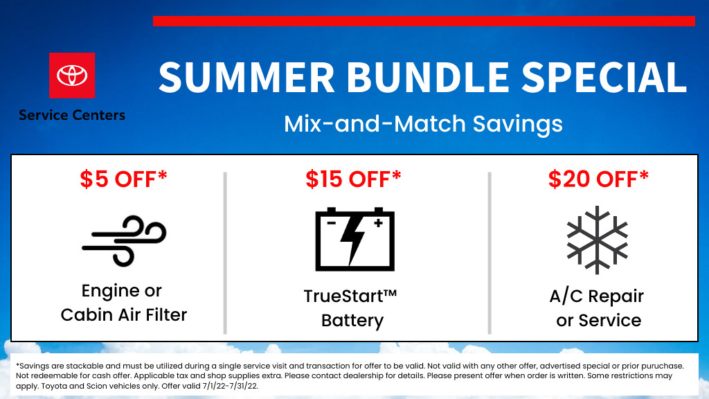 Toyota Service Specials at Coos Bay Toyota in Coos Bay, Oregon Toyota