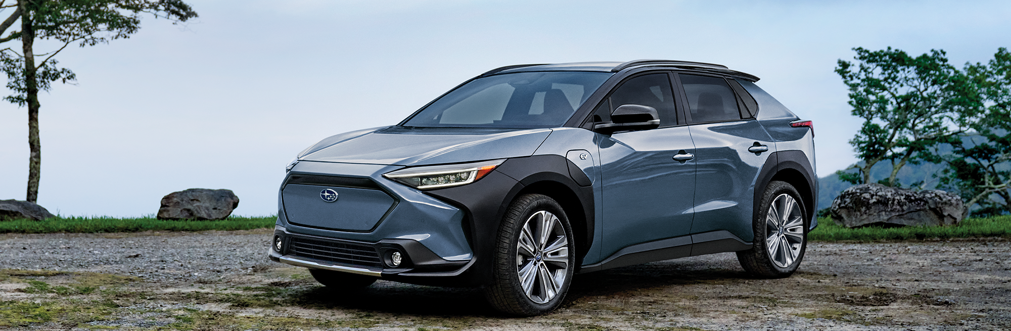 A 2023 Solterra Touring parked in the country.