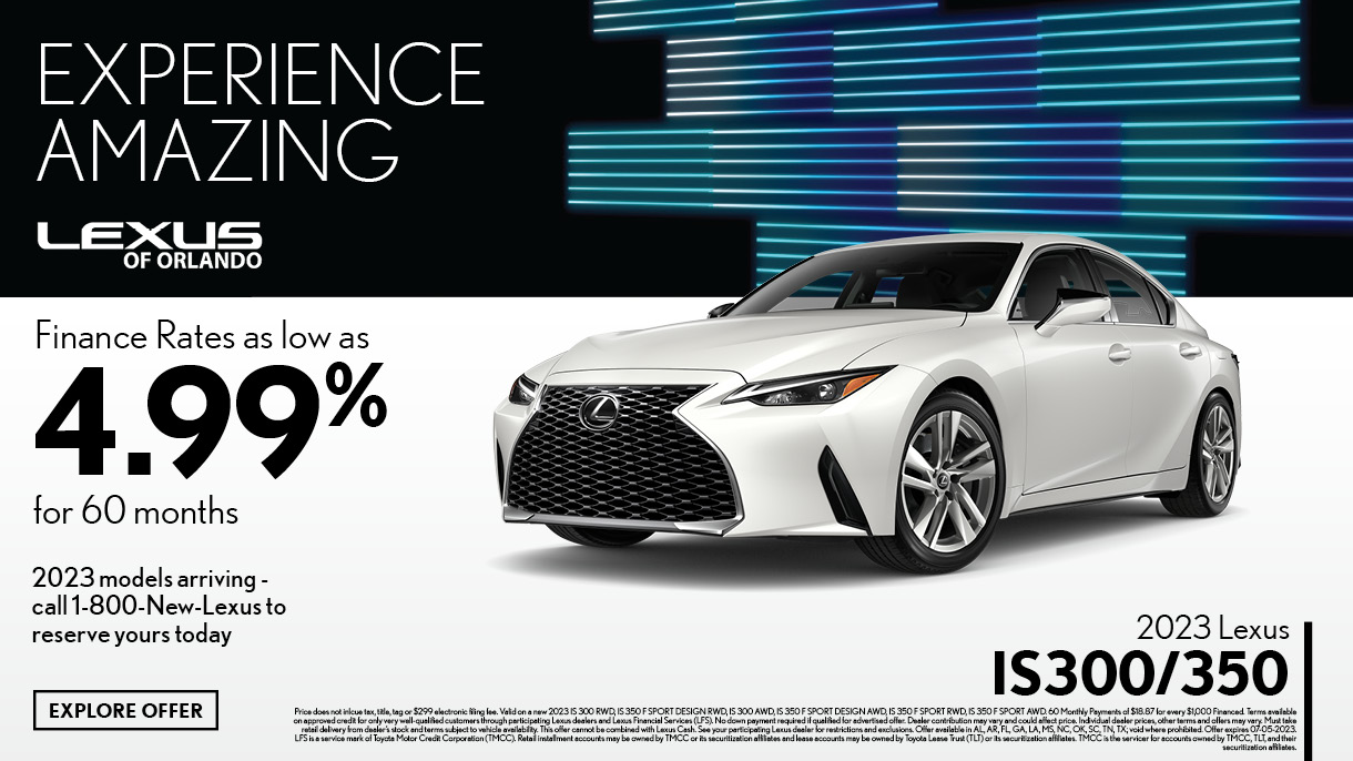 New Vehicle Specials - Lexus of Orlando