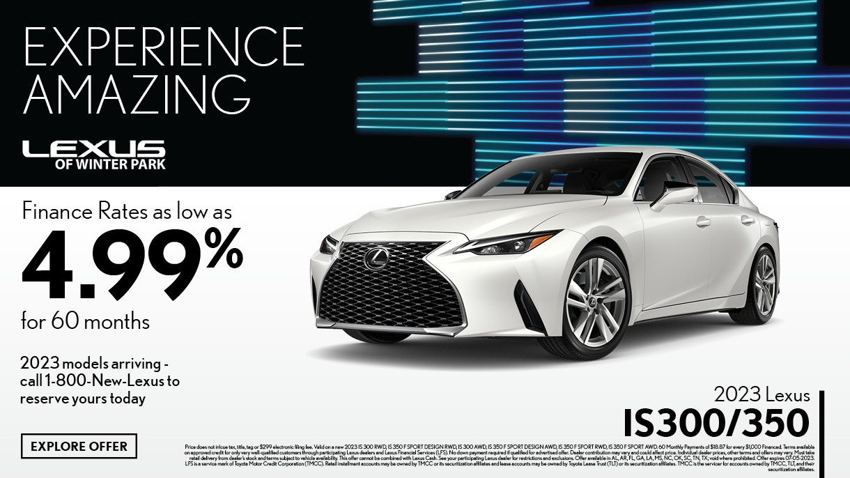 New Vehicle Specials - Lexus of Winter Park