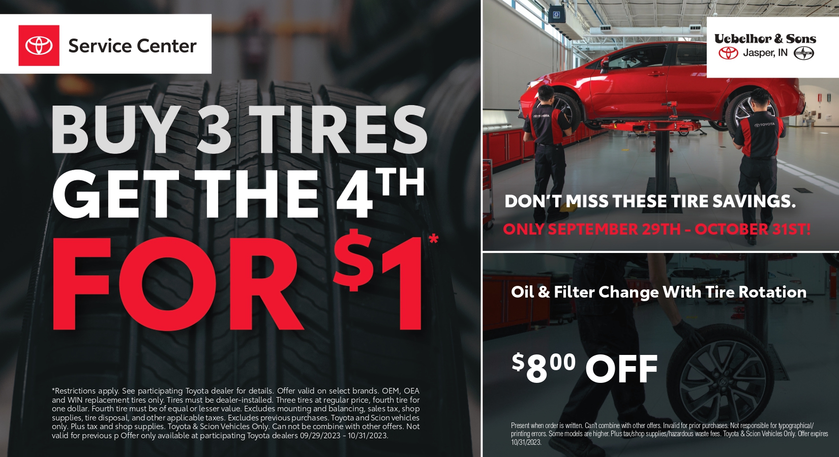 Toyota Service Specials in Jasper | Uebelhor Toyota