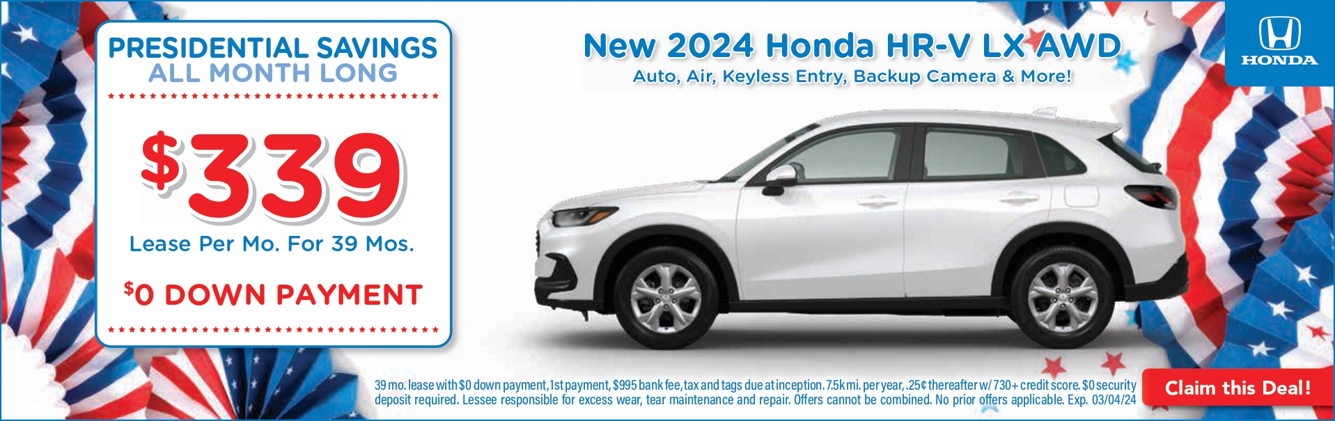 New Lease Specials New Babylon Honda
