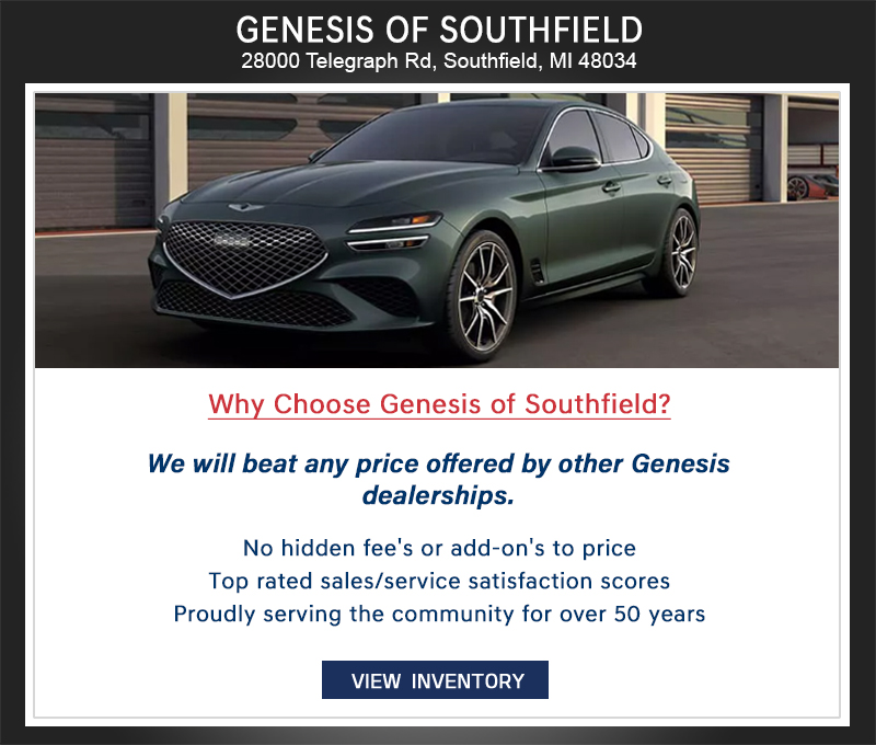 Genesis Dealer Southfield MI New Pre Owned Cars for Sale near