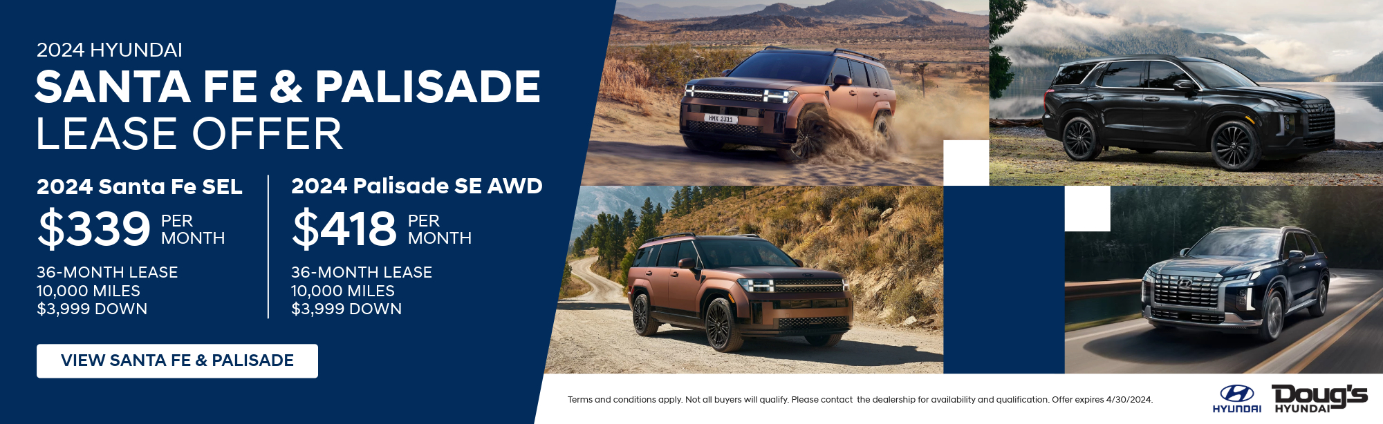 New 2024 Hyundai Santa Fe SE AWD in Edmonds, WA Doug's Hyundai