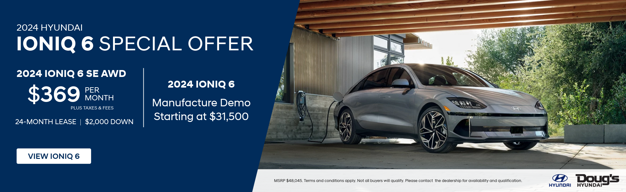 New 2024 Hyundai IONIQ 6 SE in Edmonds, WA Doug's Hyundai