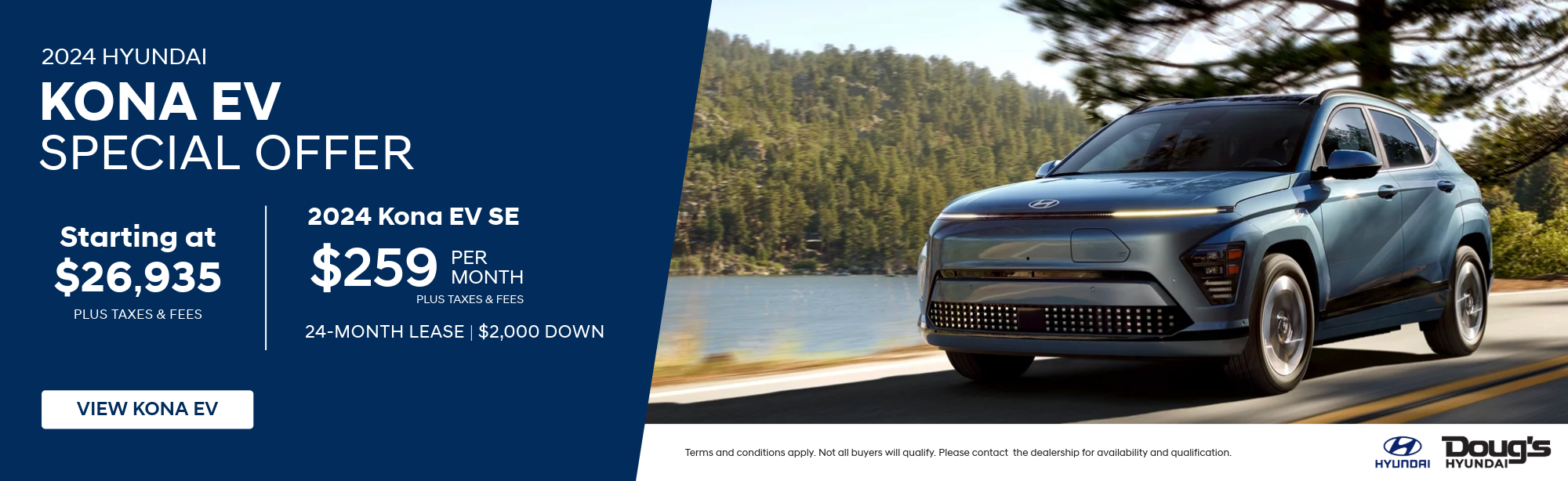 New Hyundai Kona Electric for Sale in Edmonds, WA Doug's Hyundai