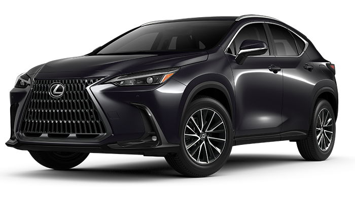 Exterior of the Lexus NX shown in Caviar.