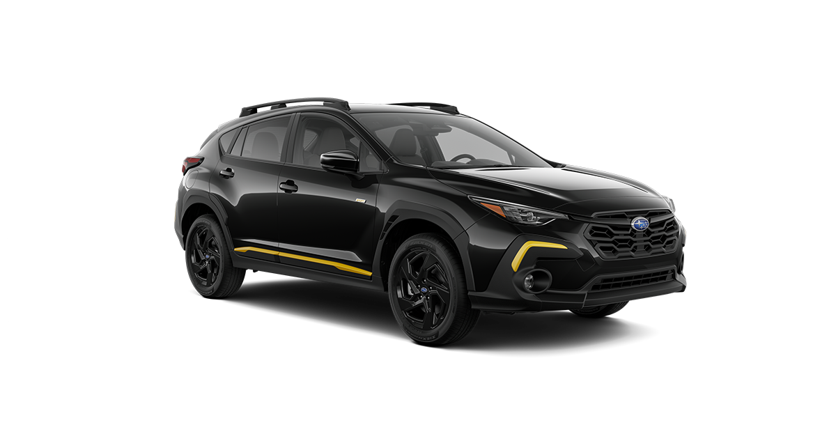 2025 Subaru Crosstrek Sport Shown in Crystal Black Silica