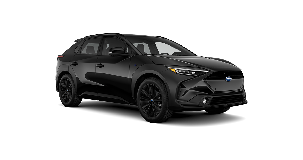 2025 Subaru Solterra Touring Onyx Edition Shown in Galactic Black