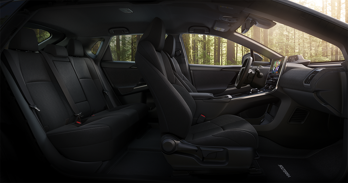 2025 Subaru Solterra Premium Shown in Black Cloth