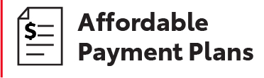 Affordable Payment Plans Graphic