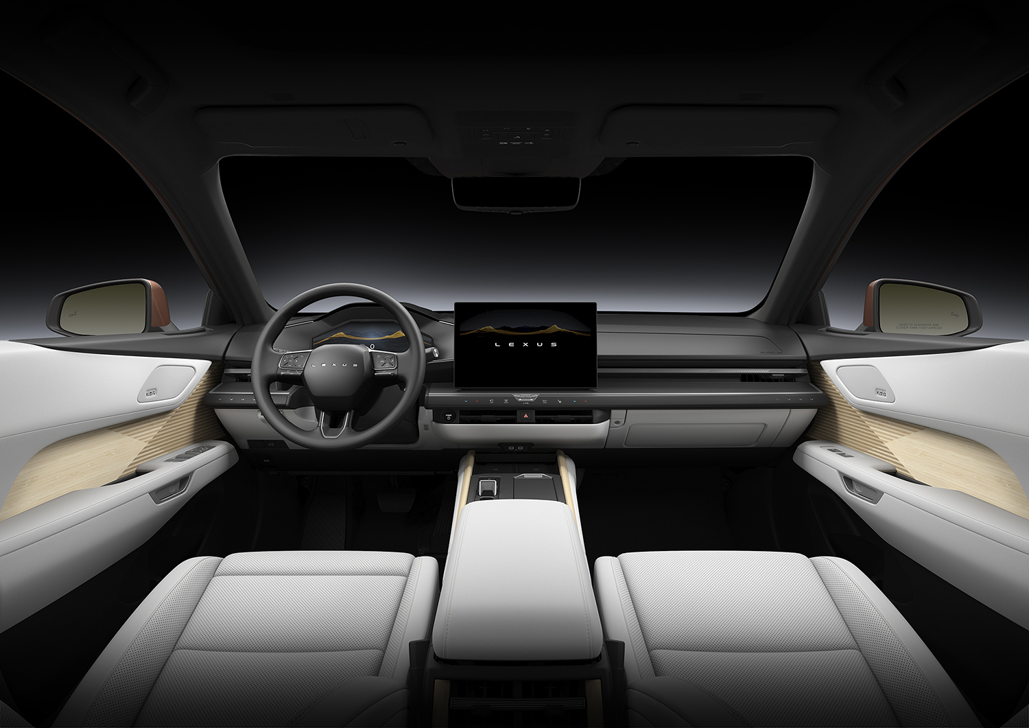 ES 500e Luxury shown in White with Bamboo trim.