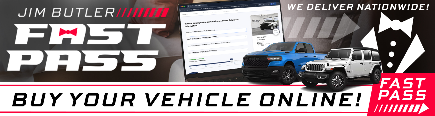 Buy Your Vehicle Online - FAST PASS