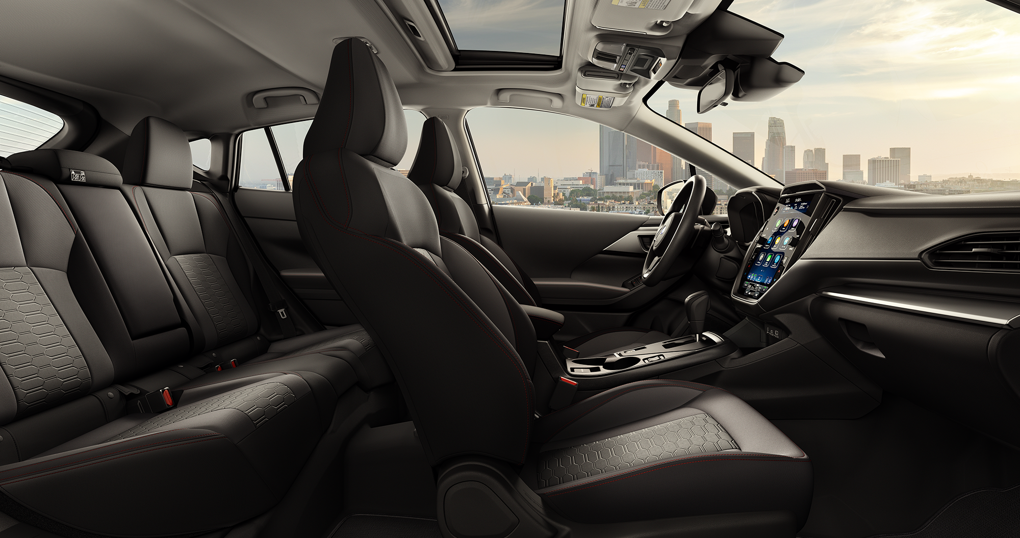 2026 Subaru Impreza Sport Shown in Black Sport Cloth