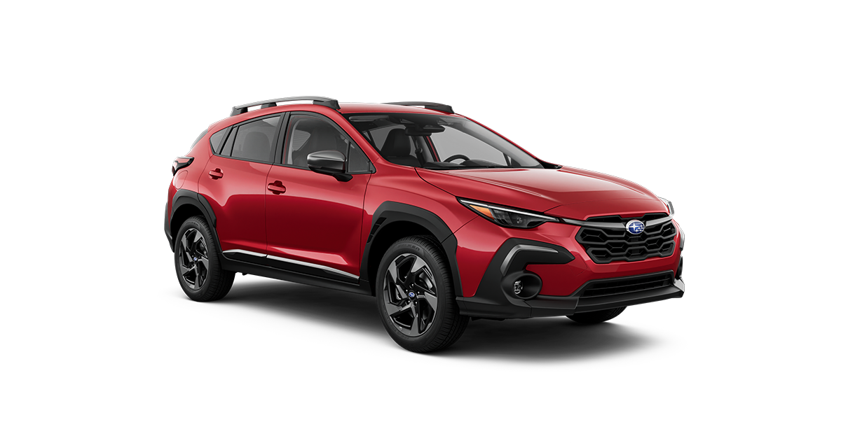 2026 Subaru Crosstrek Limited Shown in Lithium Red Pearl