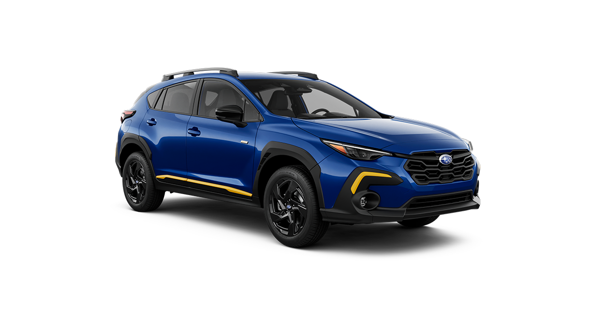 2026 Subaru Crosstrek Sport Shown in Sapphire Blue Pearl