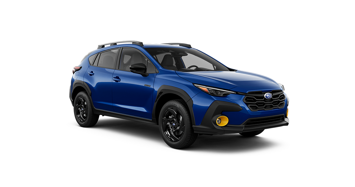 2026 Subaru Crosstrek Sport Hybrid Shown in Sapphire Blue Pearl