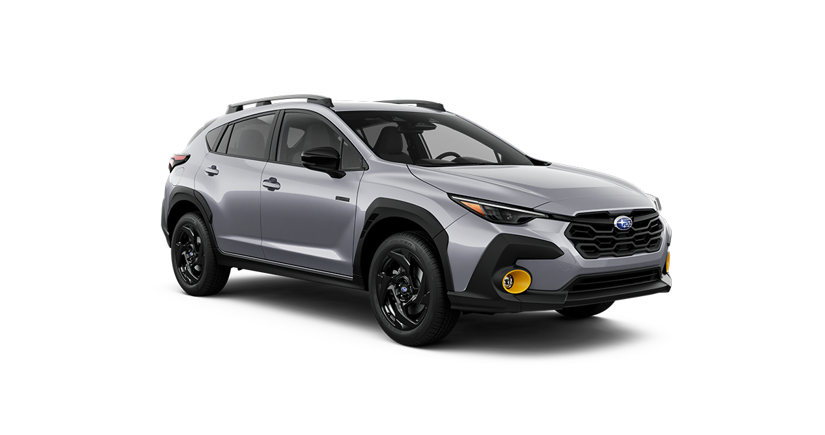 2026 Subaru Crosstrek Sport Hybrid Shown in Ice Silver Metallic