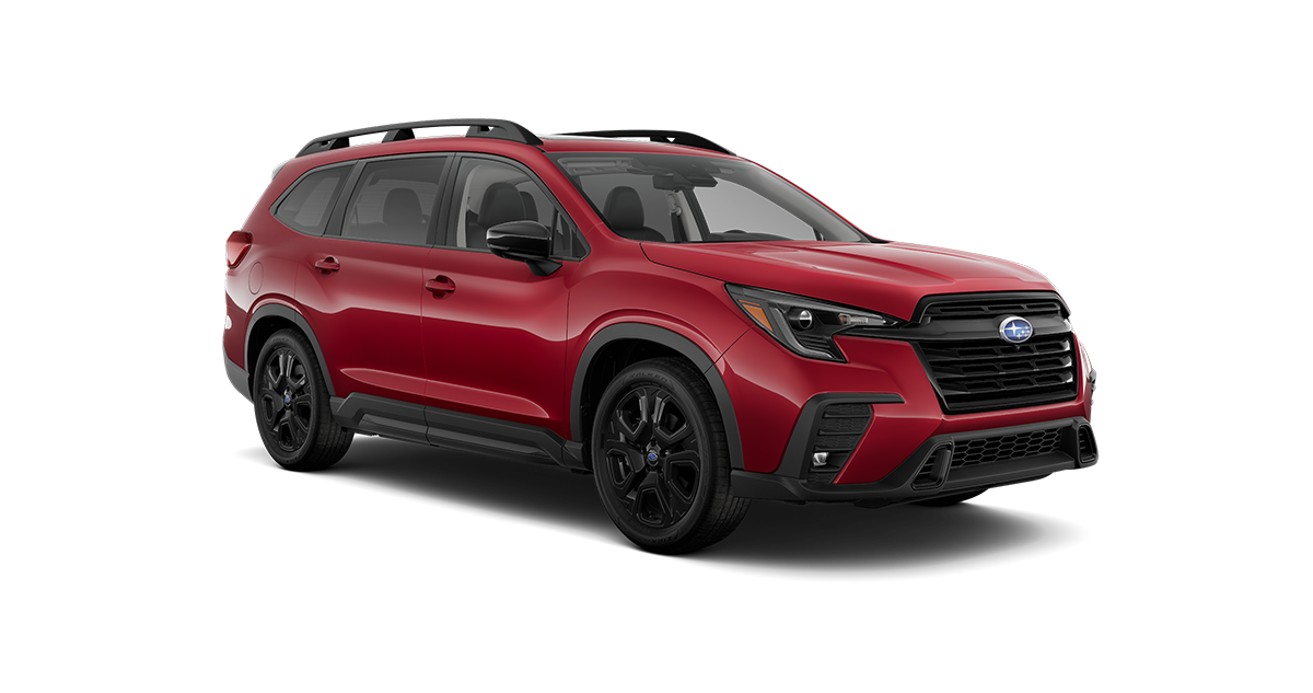 2026 Subaru Ascent Onyx Edition Touring 7-Passenger Shown in Crimson Red Pearl