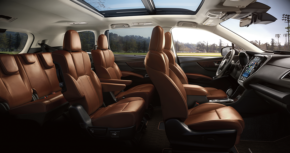 2026 Subaru Ascent Touring 7-Passenger Shown in Java Brown Nappa Leather