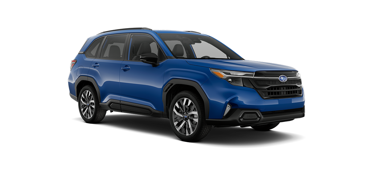 2026 Subaru Forester Touring Shown in Daybreak Blue Pearl