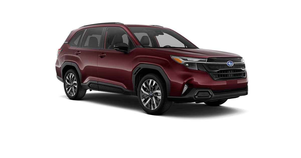 2026 Subaru Forester Touring Shown in Dark Mahogany Pearl