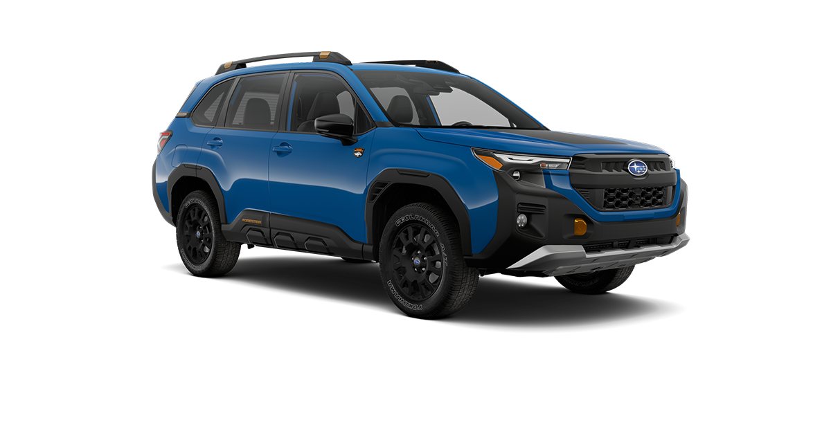 2026 Subaru Forester Wilderness Shown in Geyser Blue