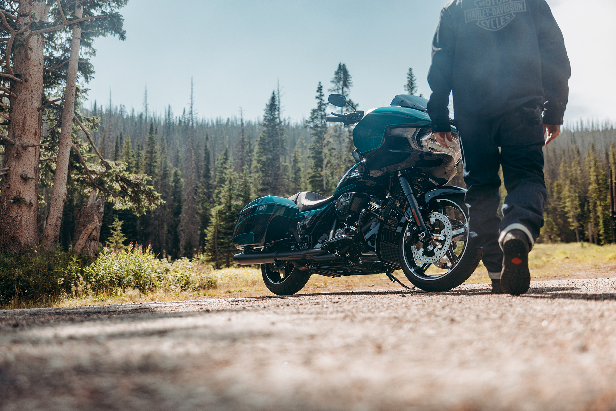 【Harley-Davidson】 GORE-TEX ライディング黒 24cm Road Glide - Lakeland Harley-Davidson