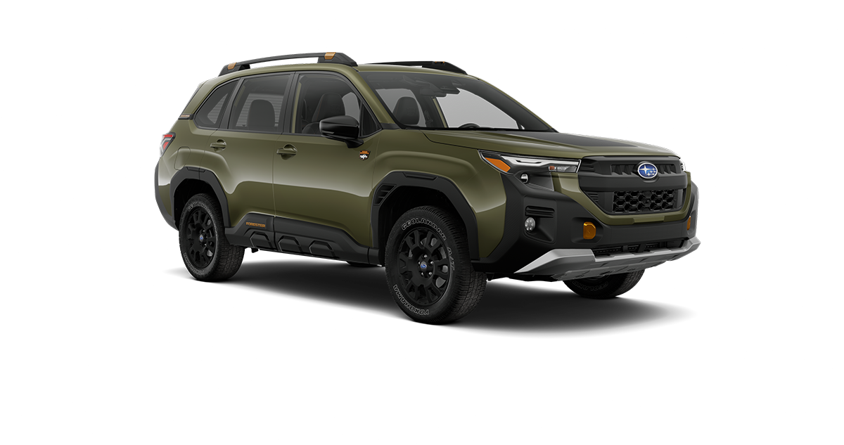 2026 Subaru Forester Wilderness Shown in Autumn Green Metallic