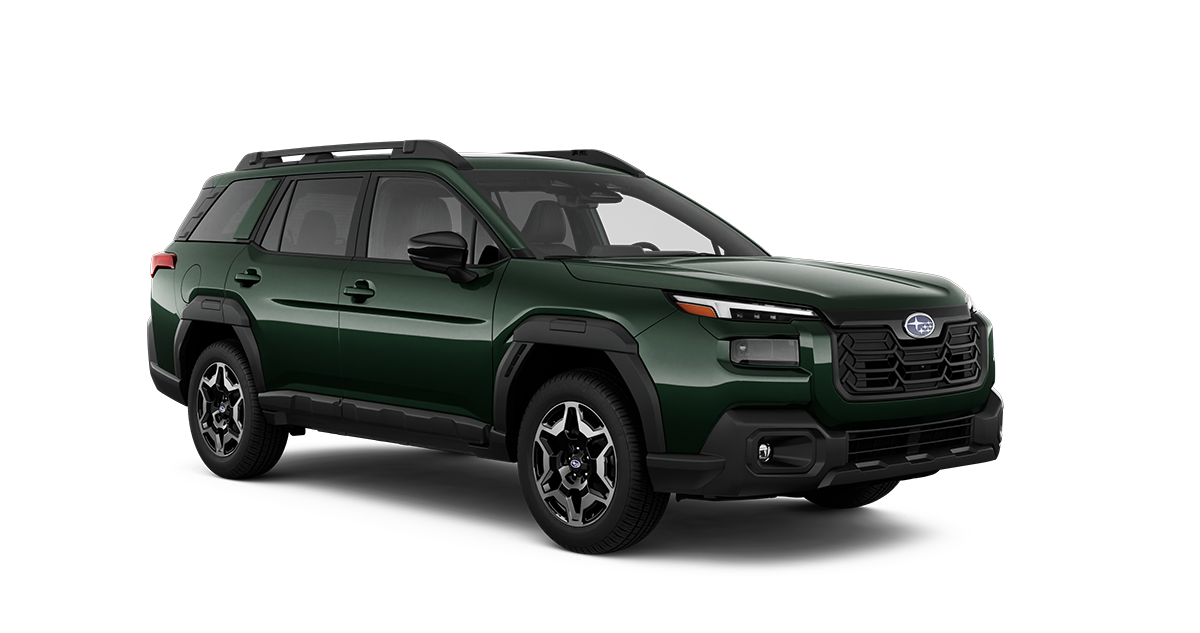 2026 Subaru Outback Touring Shown in Deep Emerald Green Pearl