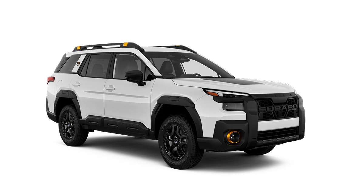 2026 Subaru Outback Wilderness Shown in Crystal White Pearl