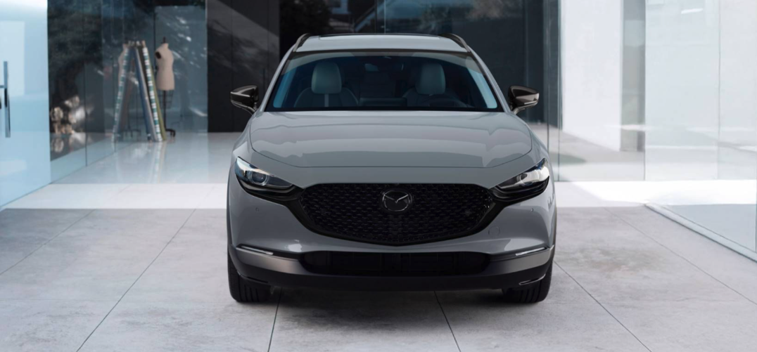 Mazda CX-30 driving on road