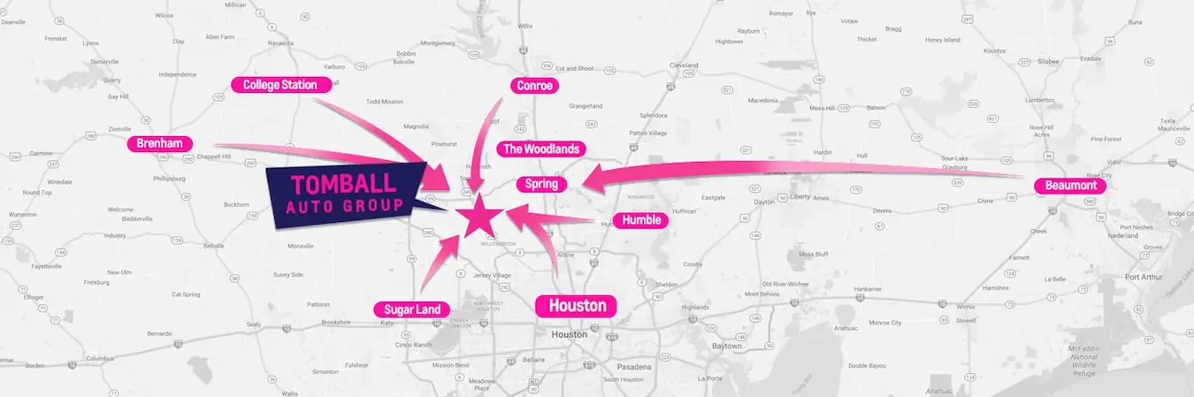 Tomball Auto Map