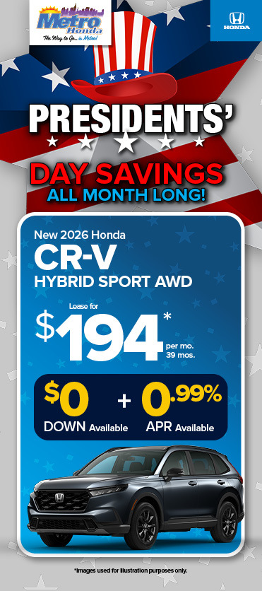 New 2026 Honda CR-V Hybrid Sport