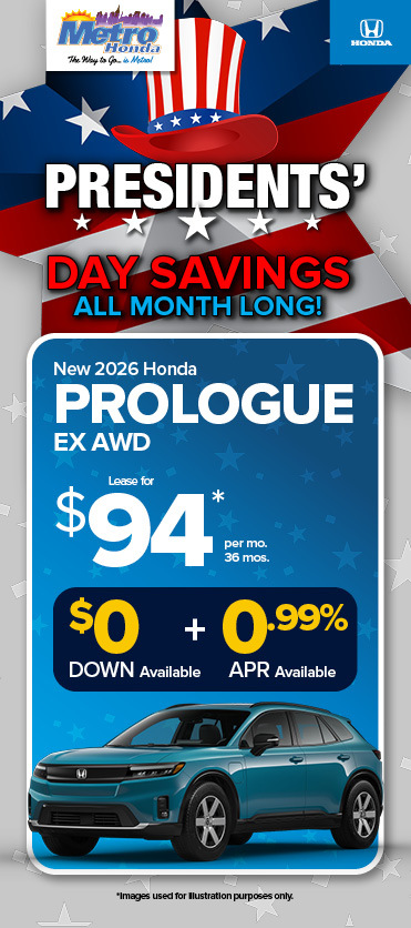 New 2026 Honda Prologue EX