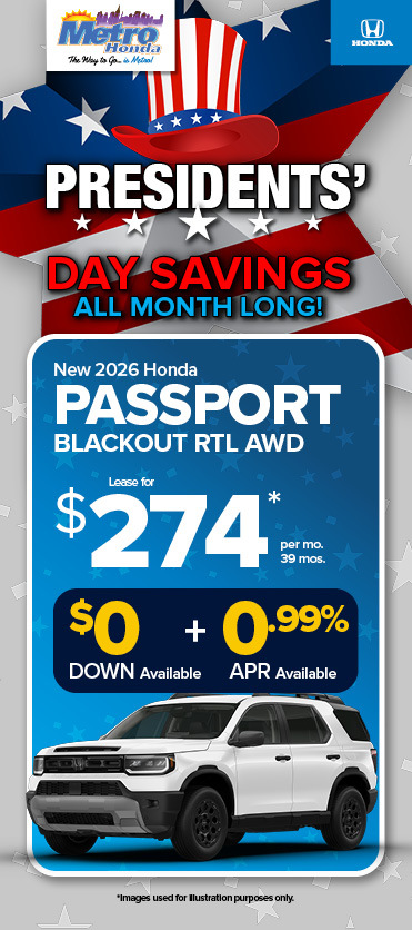 New 2026 Honda Passport Trailsport Blackout