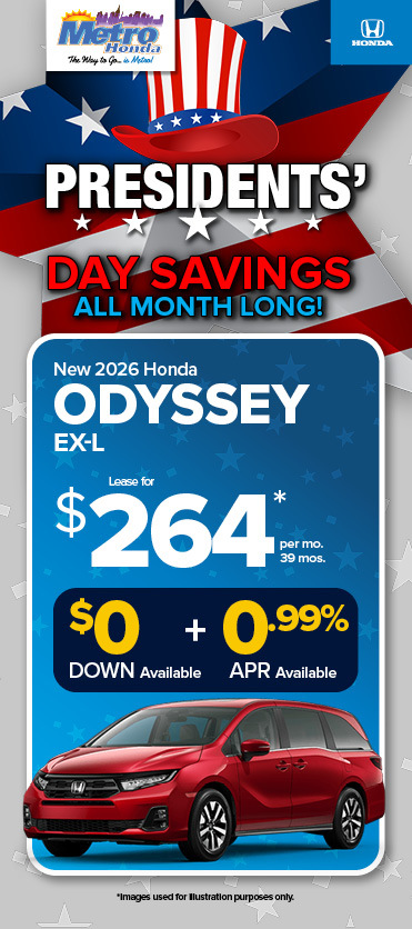 New 2026 Honda Odyssey EX-L