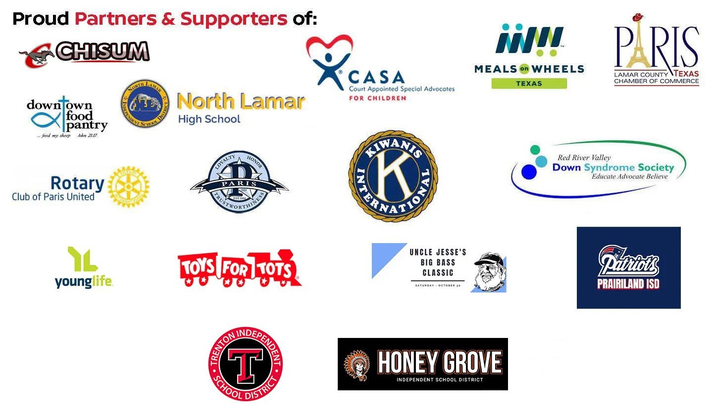 Proud Partners & Supports