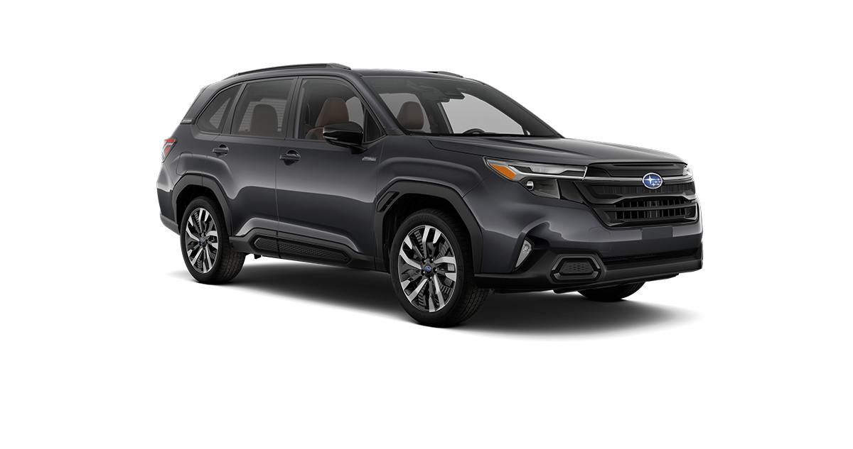 2026 Subaru Forester Touring Hybrid Shown in Magnetite Gray Metallic