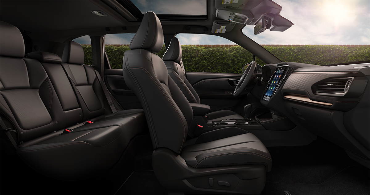 2026 Subaru Forester Touring Hybrid Shown in Touring Black Leather